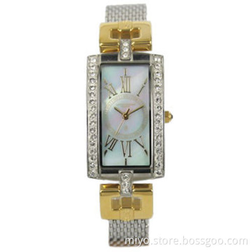 2014 China Factory Vogue Small Case Popular Quality Stainless Steel Watches for Ladies